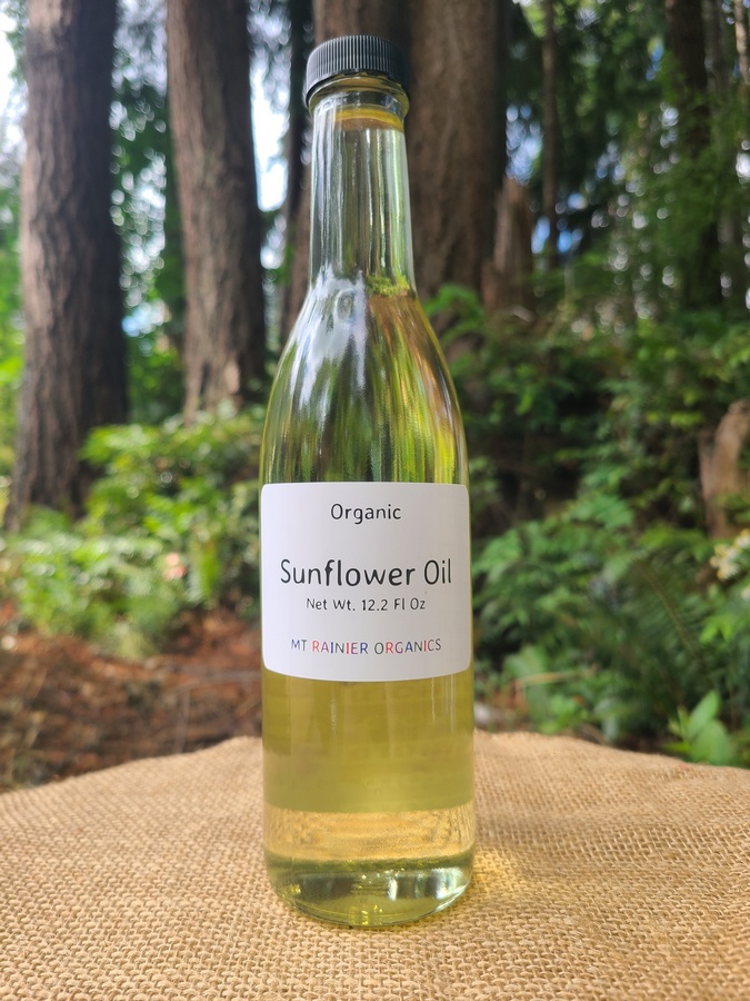 Organic sunflower oil